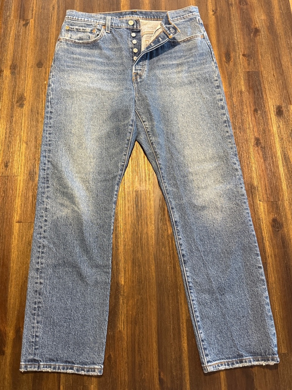 Classic Women’s Levi 501 Blue Denim Jeans